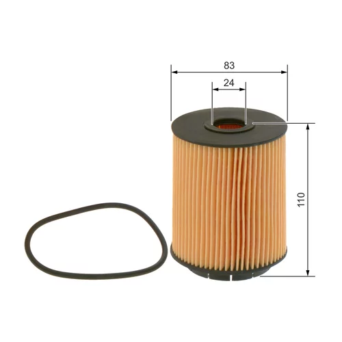 Olejový filter BOSCH 1 457 429 142 - obr. 4