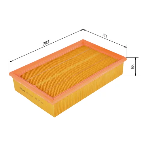 Vzduchový filter BOSCH 1 457 433 607 - obr. 4