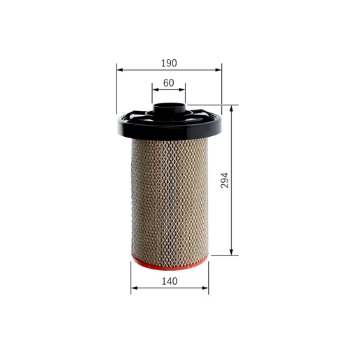 Vzduchový filter BOSCH 1 457 433 800 - obr. 4