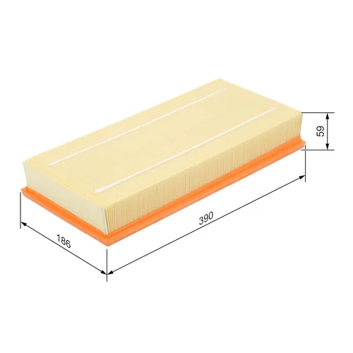 Vzduchový filter BOSCH 1 987 429 190 - obr. 4