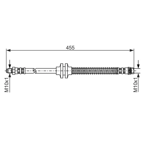 Brzdová hadica BOSCH 1 987 476 126