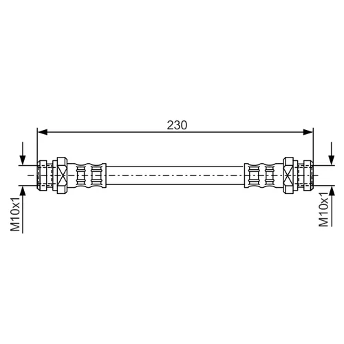Brzdová hadica BOSCH 1 987 476 195