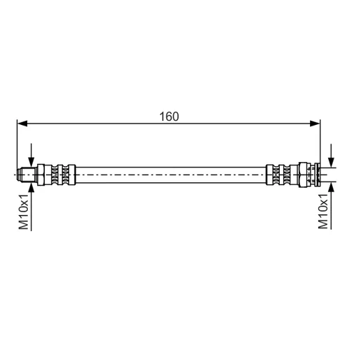 Brzdová hadica BOSCH 1 987 476 629 - obr. 4