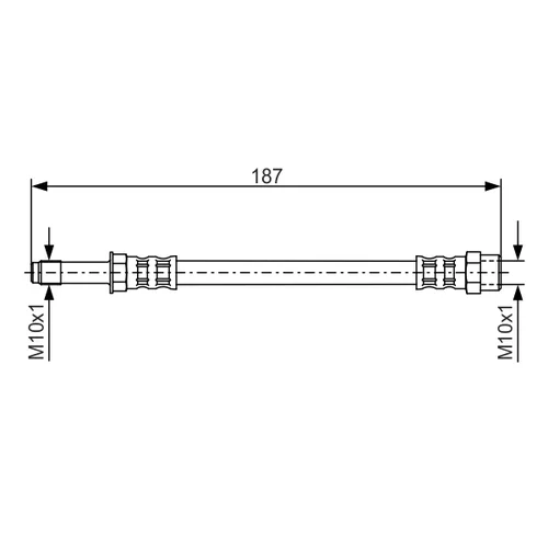 Brzdová hadica BOSCH 1 987 476 715 - obr. 4