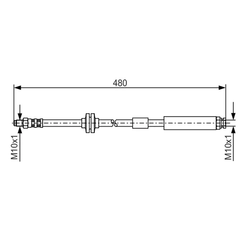 Brzdová hadica BOSCH 1 987 476 824 - obr. 4