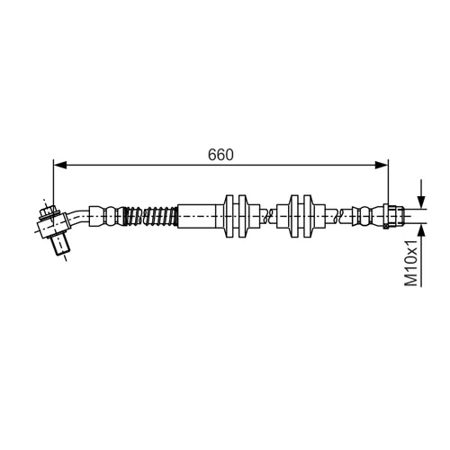 Brzdová hadica BOSCH 1 987 481 A48