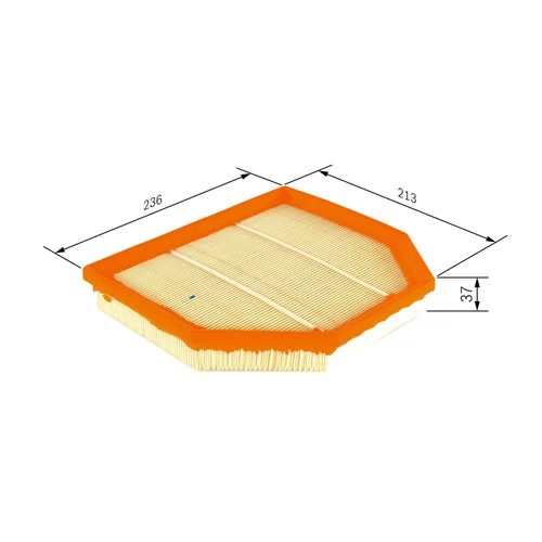 Vzduchový filter BOSCH F 026 400 508 - obr. 4