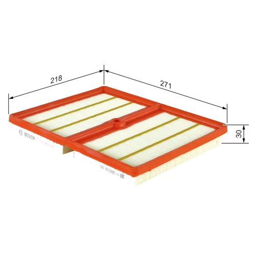 Vzduchový filter F 026 400 611 /BOSCH/ - obr. 4