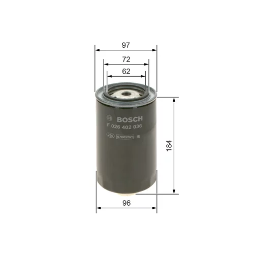 Palivový filter BOSCH F 026 402 036 - obr. 4