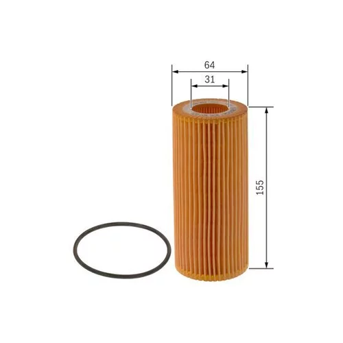 Olejový filter BOSCH F 026 407 021 - obr. 4