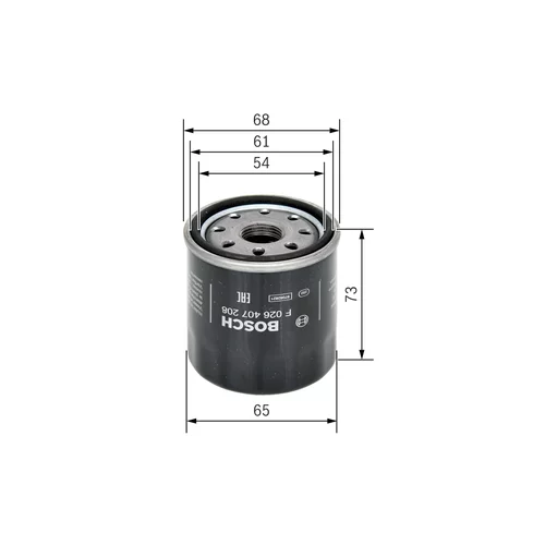 Olejový filter BOSCH F 026 407 208 - obr. 4