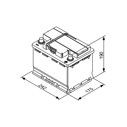 Štartovacia batéria BOSCH 0 092 T30 050 - obr. 4