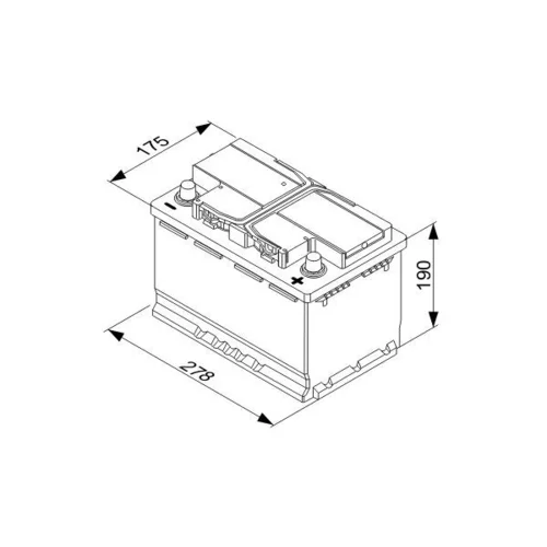 Štartovacia batéria BOSCH 0 092 T30 080 - obr. 4