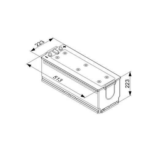 Štartovacia batéria BOSCH 0 092 T40 780 - obr. 4