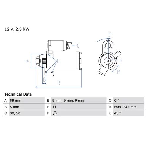 Štartér 0 986 022 020 /BOSCH/ - obr. 4