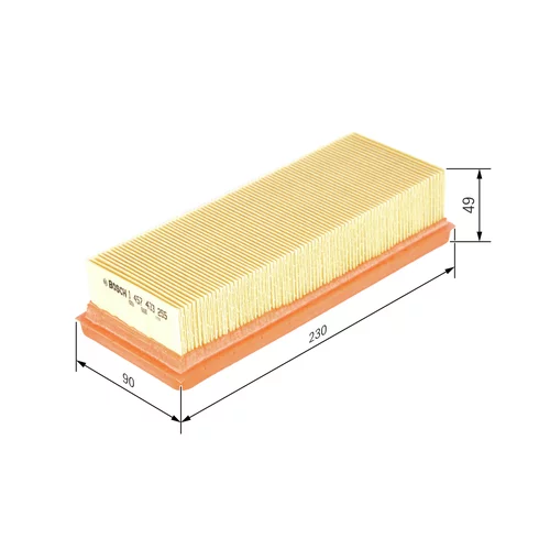 Vzduchový filter BOSCH 1 457 433 255 - obr. 4