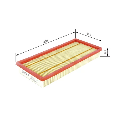 Vzduchový filter BOSCH 1 457 433 317 - obr. 4