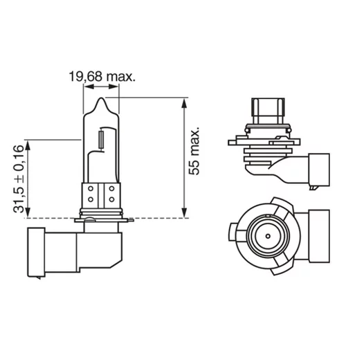 Žiarovka pre diaľkový svetlomet 1 987 302 152 /BOSCH/ - obr. 4