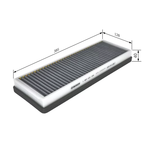 Filter vnútorného priestoru BOSCH 1 987 431 154 - obr. 4