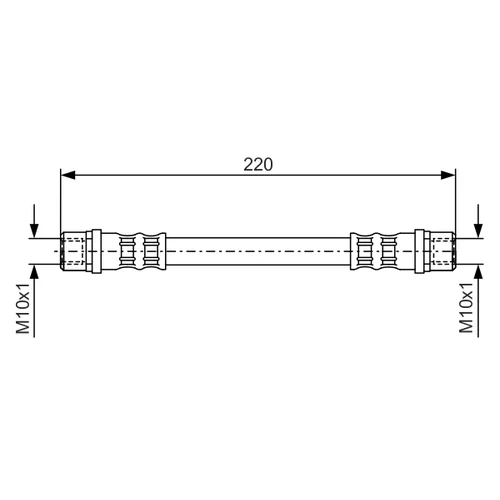 Brzdová hadica BOSCH 1 987 476 203