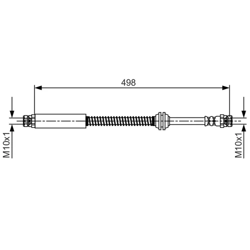 Brzdová hadica BOSCH 1 987 481 711