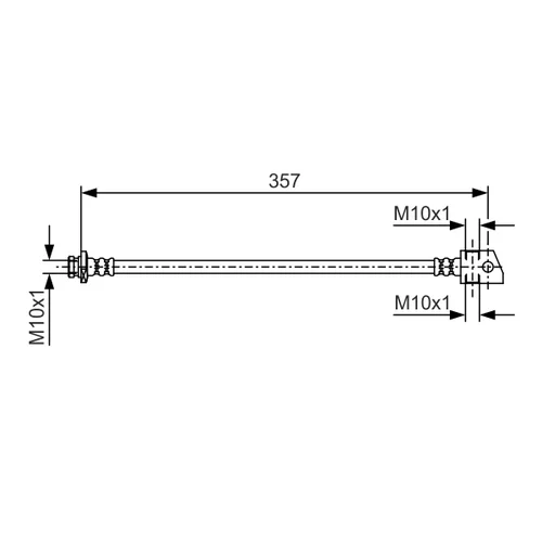 Brzdová hadica BOSCH 1 987 481 719