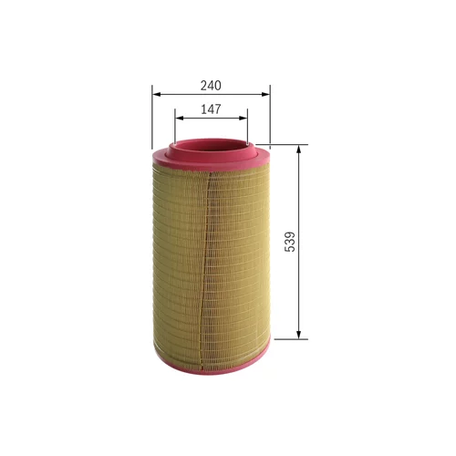 Vzduchový filter BOSCH F 026 400 237 - obr. 5