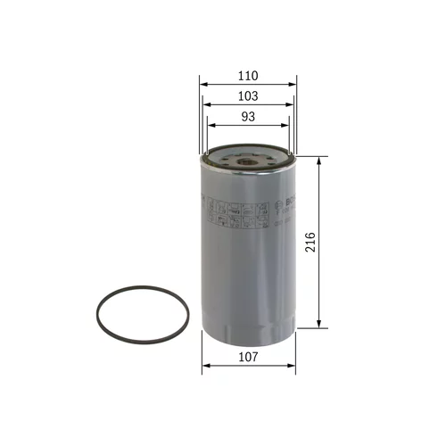 Palivový filter BOSCH F 026 402 138 - obr. 4