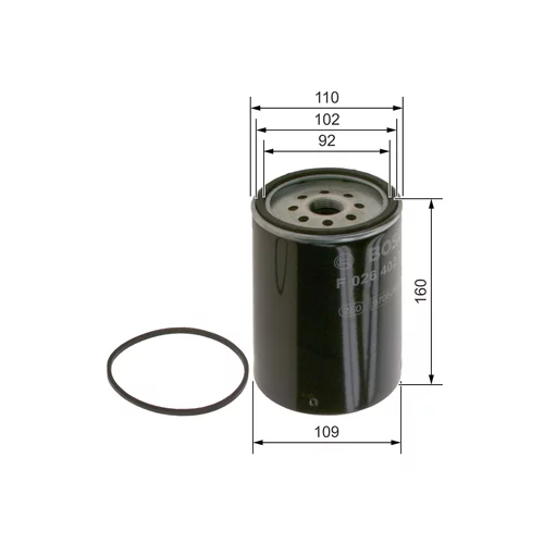 Palivový filter BOSCH F 026 402 269