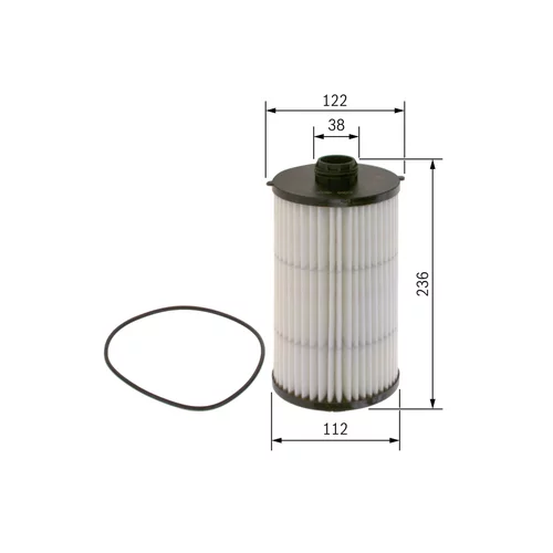 Olejový filter BOSCH F 026 407 217 - obr. 4