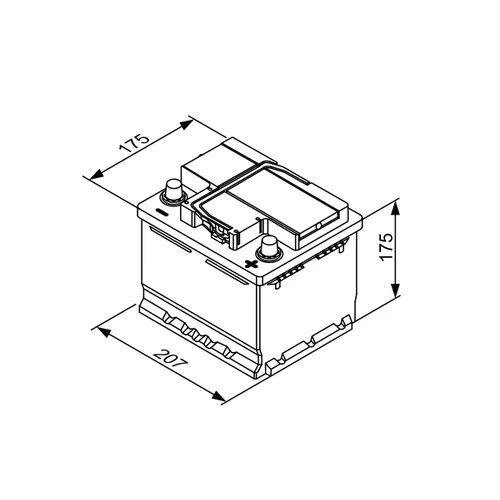 Štartovacia batéria BOSCH 0 092 T30 010 - obr. 4