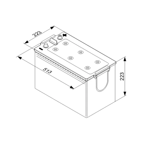 Štartovacia batéria BOSCH 0 092 T40 770 - obr. 4