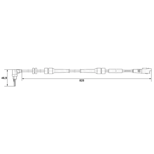 Snímač počtu otáčok kolesa 0 265 007 083 /BOSCH/ - obr. 4