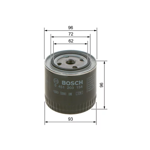 Olejový filter BOSCH 0 451 203 154 - obr. 4