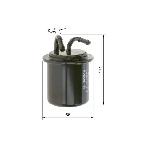 Palivový filter 0 986 450 114 /BOSCH/ - obr. 4