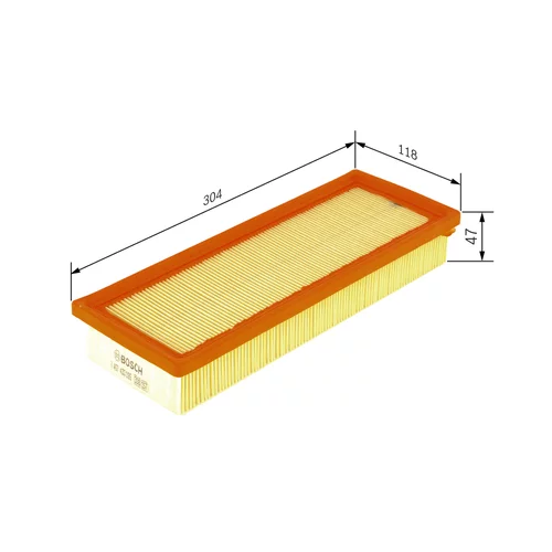 Vzduchový filter BOSCH 1 457 433 285 - obr. 4