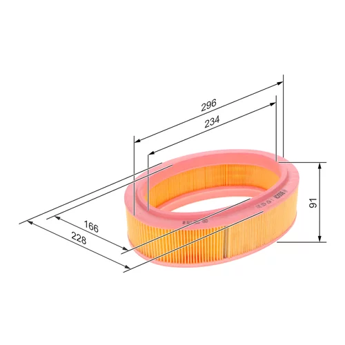 Vzduchový filter BOSCH 1 457 433 311 - obr. 4