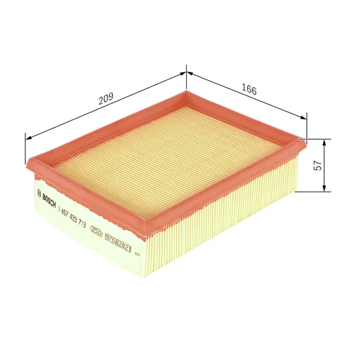 Vzduchový filter BOSCH 1 457 433 713 - obr. 4