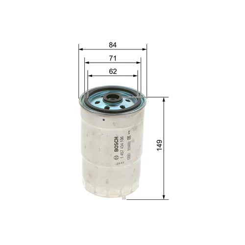 Palivový filter BOSCH 1 457 434 106 - obr. 4