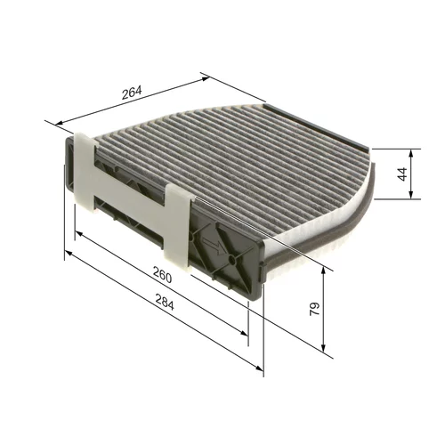 Filter vnútorného priestoru BOSCH 1 987 435 001 - obr. 4