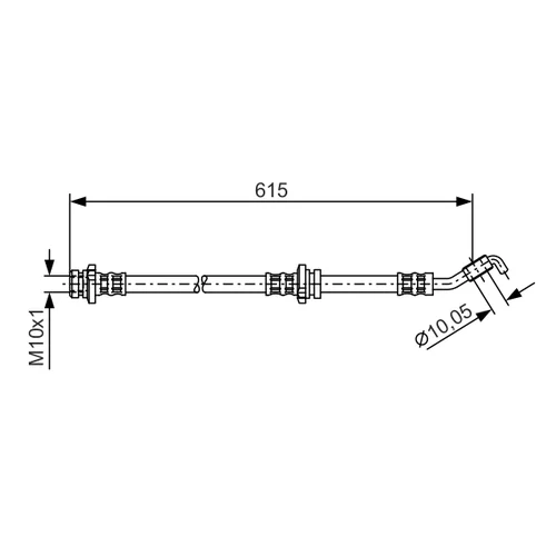 Brzdová hadica BOSCH 1 987 476 363 - obr. 3