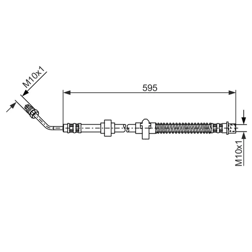 Brzdová hadica BOSCH 1 987 476 372 - obr. 3