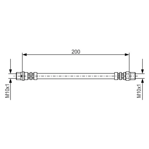 Brzdová hadica BOSCH 1 987 476 403