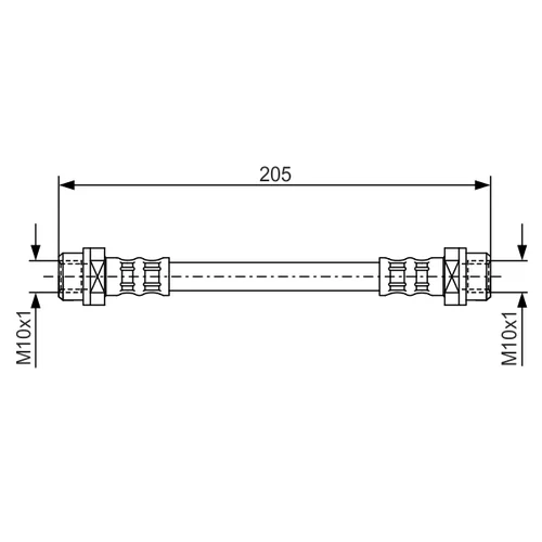 Brzdová hadica BOSCH 1 987 476 477 - obr. 4
