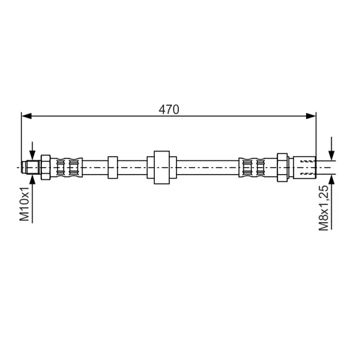 Brzdová hadica BOSCH 1 987 476 524 - obr. 3