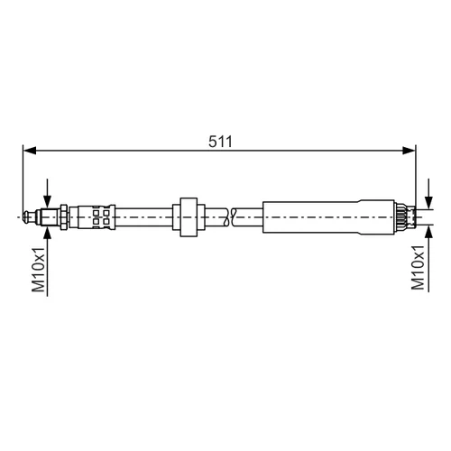 Brzdová hadica BOSCH 1 987 476 531 - obr. 4