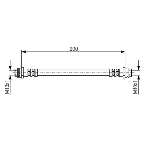 Brzdová hadica BOSCH 1 987 476 946