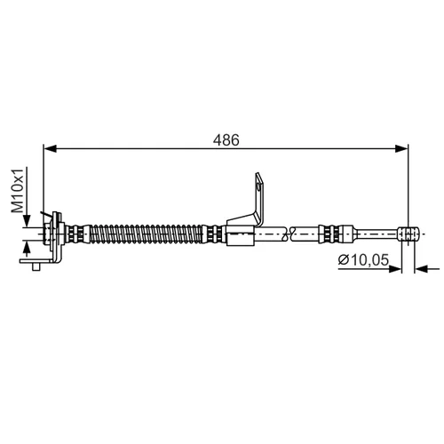 Brzdová hadica BOSCH 1 987 481 372 - obr. 4