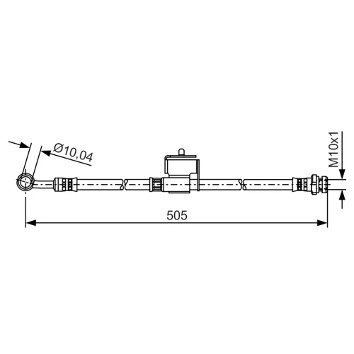 Brzdová hadica BOSCH 1 987 481 505 - obr. 4