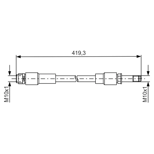 Brzdová hadica 1 987 481 674 /BOSCH/
